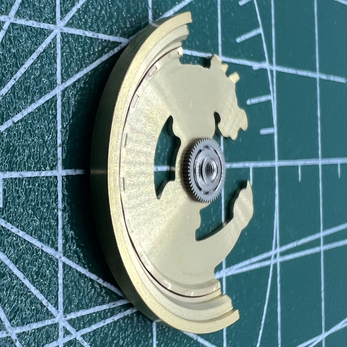 Golden Dragon engraved rotor for NH35 NH36 watch movement, boosting style and performance.