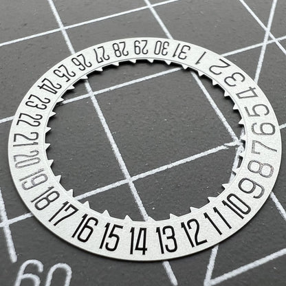 2 PIECES Japan Original Date Disk Wheel for Miyota 9015 Movement Date@6