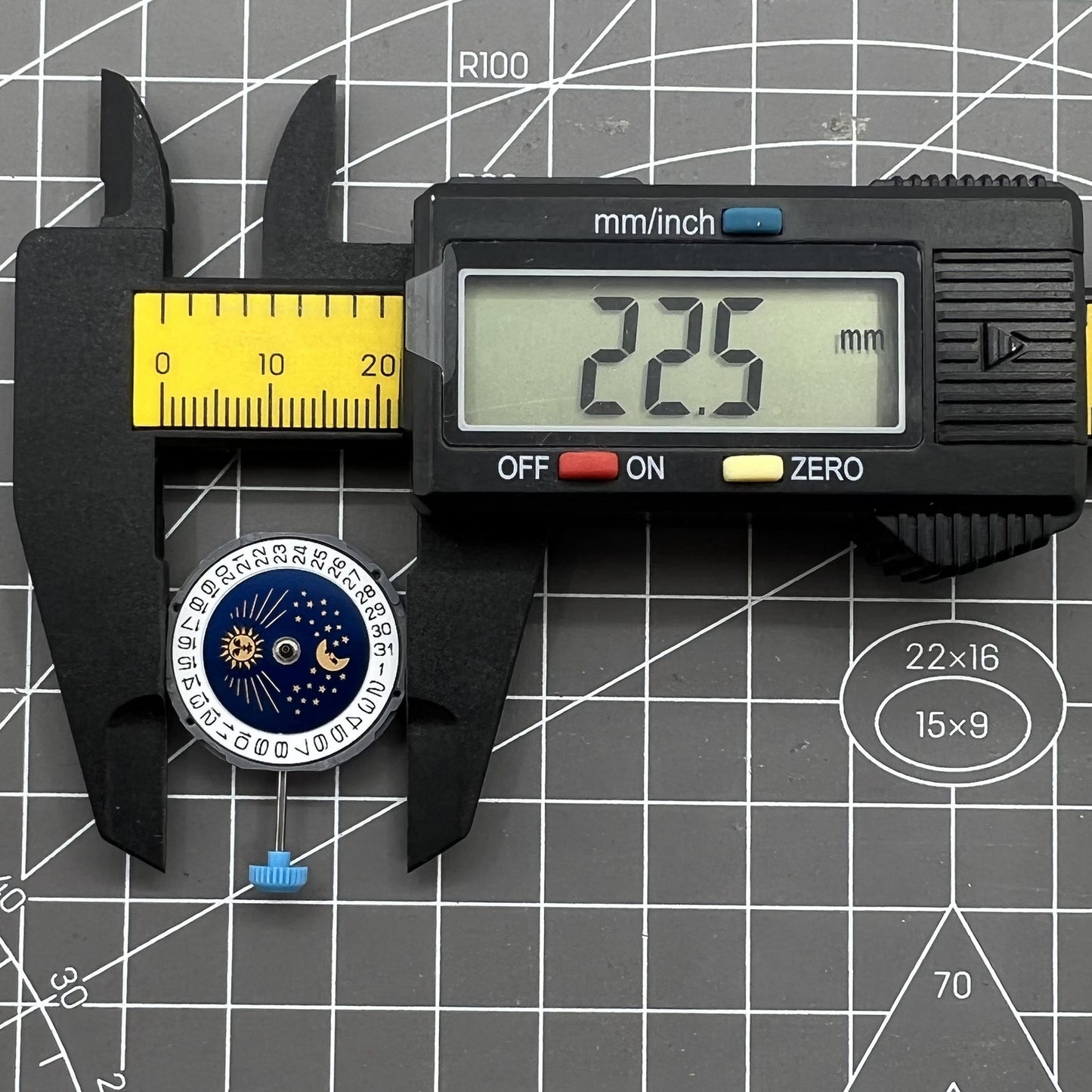 In Japan hergestelltes MIYOTA 6M95-Uhrwerk, Quarzwerk, multifunktional 