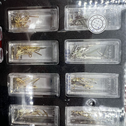 Assortment of luminous Date Just style watch hands by Sub Style for Chinese movement repairs