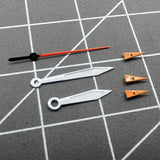 White Trim Arrow Shape 14mm Watch Hands for Miyota OS10 OS20 OS60 OS80 Movement