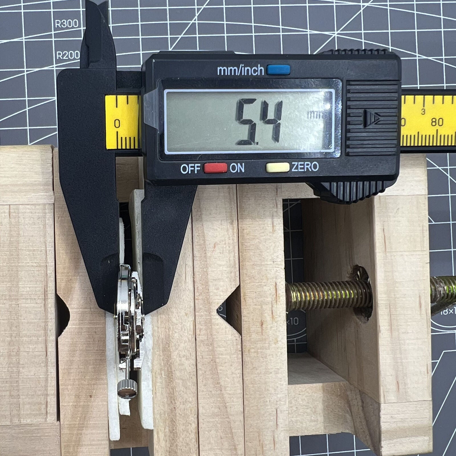 Tianjin Seagull ST6 men's automatic watch with silver dial and black leather strap close-up view