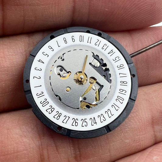 Mouvement ISA 330 Date à 6h00 Mouvement à quartz Accessoires de montre d'origine 