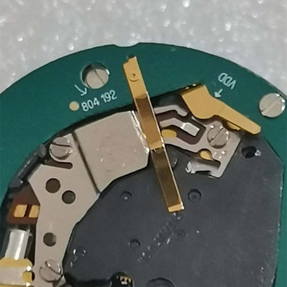 Swiss ETA804.192 Quartz watch movement with date display at 6 o'clock for precise timekeeping