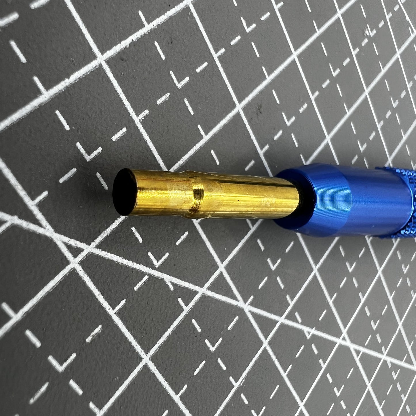 Stainless steel screwdriver with 2.3mm internal hex and opposite side, precision tool for watch accessories.