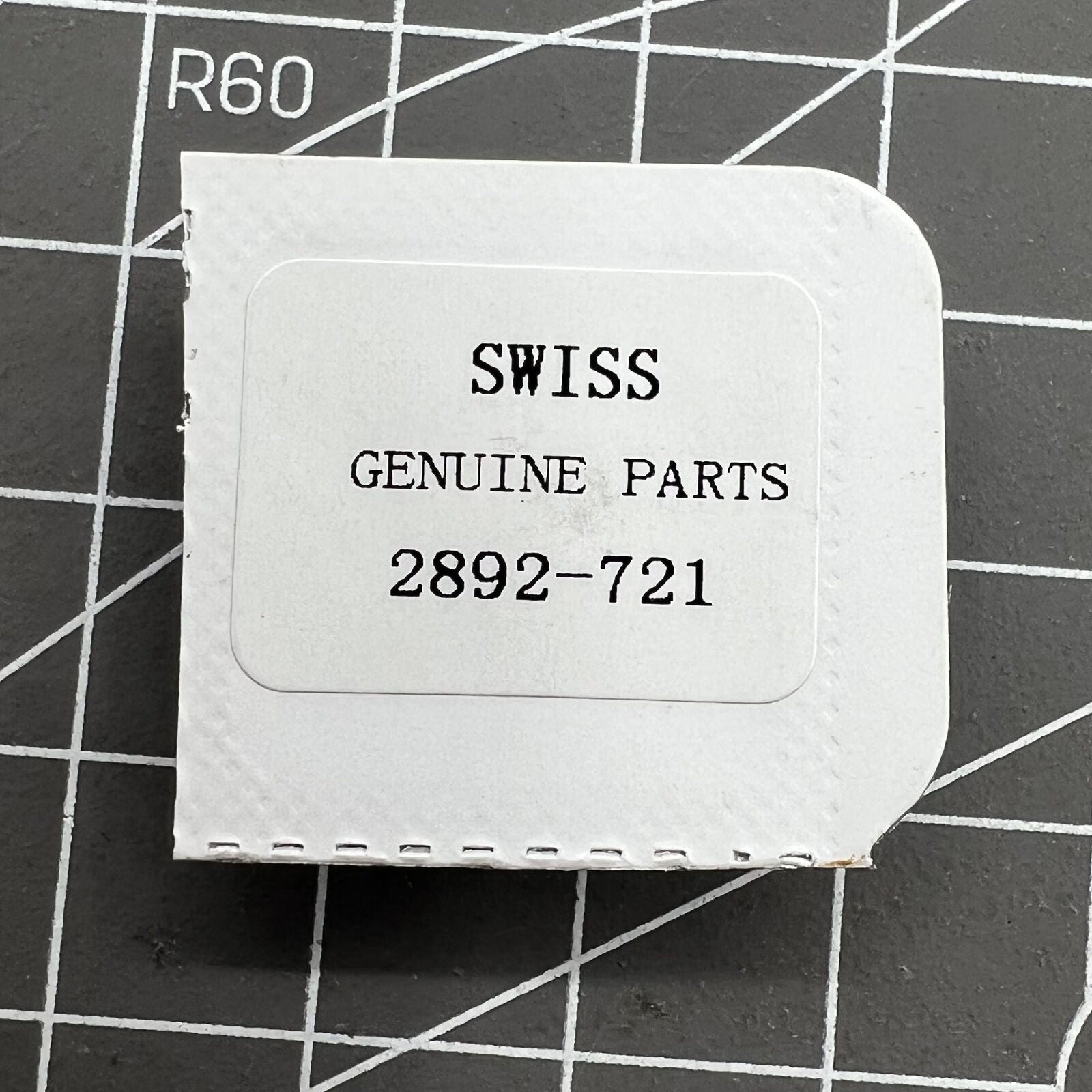 Swiss Made ETA 2892 balance wheel for precise watch movement repair, high-quality replacement part.