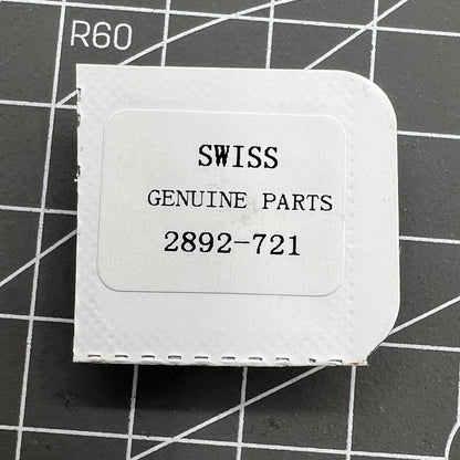 Swiss Made ETA 2892 balance wheel for precise watch movement repair, high-quality replacement part.