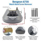 Bergeon 6730 Watch Bracelet Band Screw Holding Base Fitting & Removing Tool