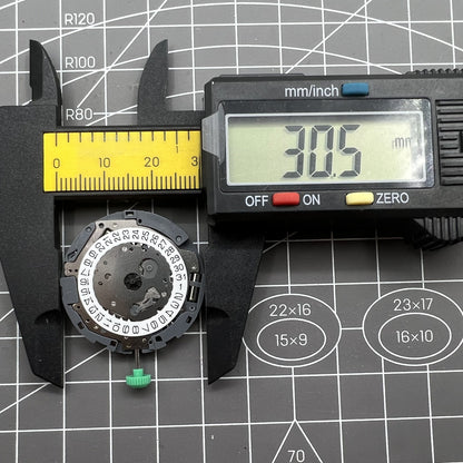 Mouvement à quartz Miyota 0T45 OT45 fabriqué au Japon, date à 3 heures