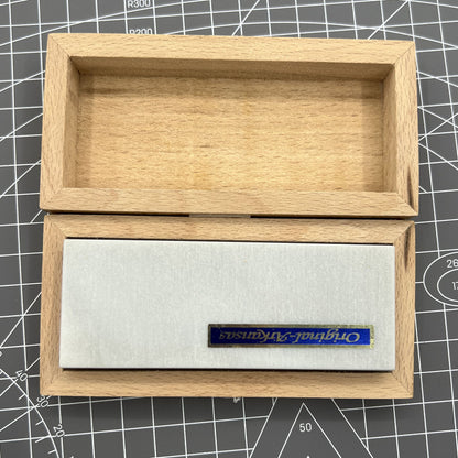 Outil suisse Horotec MSA16.051 Arkansas Stone, rectangulaire, dans un coffret en bois 