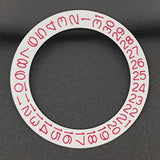 White Background Pink Character Date Disk Date Wheel Overlay for NH35 NH36