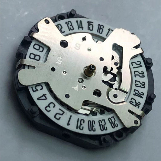 Hattori Epson VX16E quartz watch movement, Japan-made precision for reliable timekeeping.