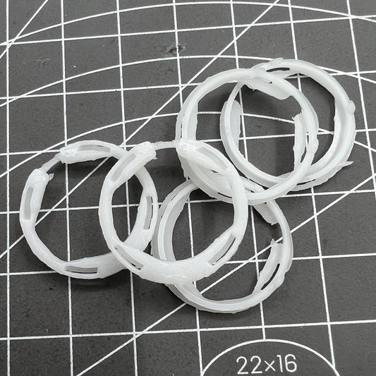 Slim 3.6mm spacer ring for Miyota 2035 watch case, fits 19-35mm, ensures secure mounting and precision.