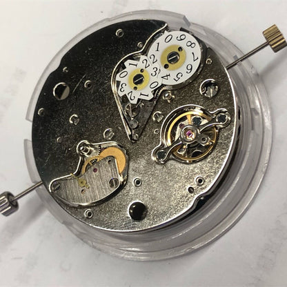 Tianjin Seagull ST6 automatic movement with double watch stems for precise timekeeping.