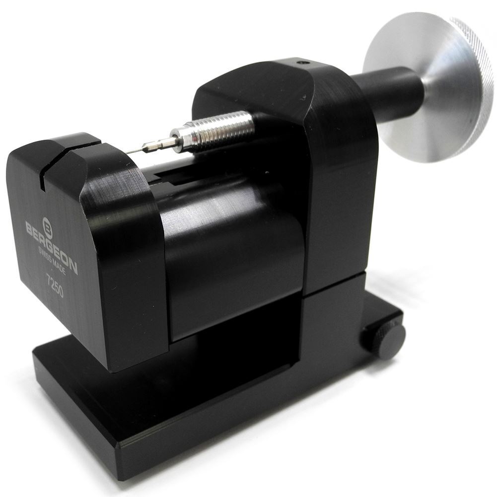Bergeon 7250 precision tool for horizontal watch bracelet shortening and adjustment with ergonomic grip