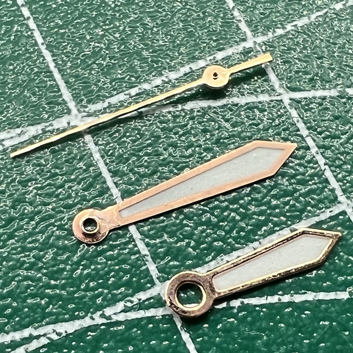 Wholesale 11mm green lume watch hands for Miyota 2315 series, adding glow and style to your timepiece.