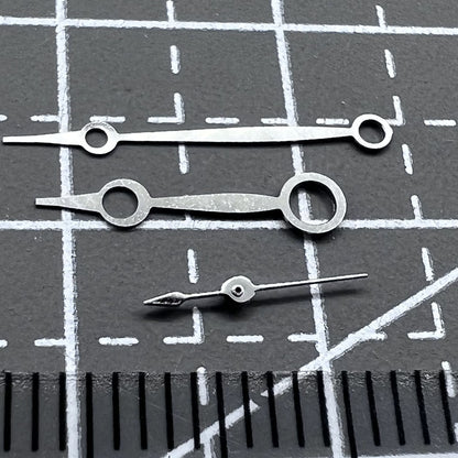 2 Sets/Pack No Lume Silver Hands Set for Seagull ST3600/ST3621/ETA6497/ETA6498