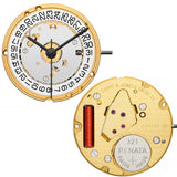 ETA E61.111 Watch Quartz Movement  3 Hands Date At 3/6