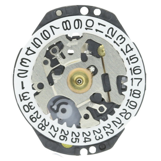 Hattori Epson TMI VX82 VX82E Watch Quartz Movement Date At 3/6 Japan Made
