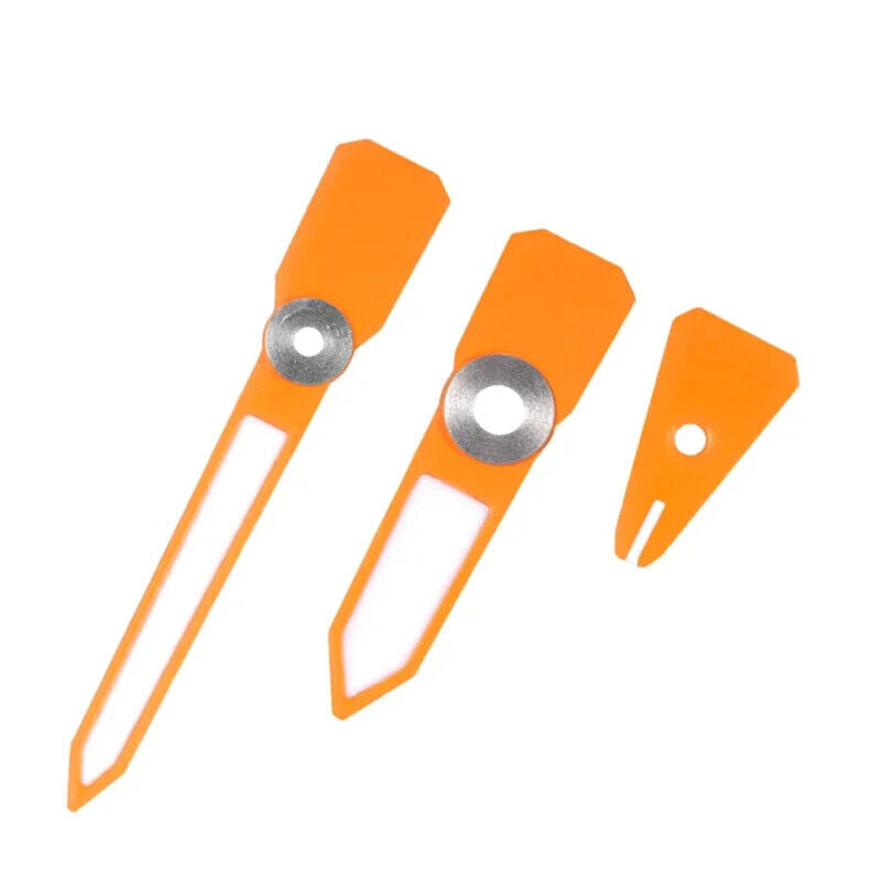 C3 brand orange luminous enamel watch hands for Casioak GA2100 GAB2110 models, precise fit.