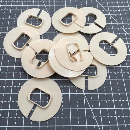 12 pièces 2 tailles de ligne entretoise de boîtier de mouvement support de bague de boîtier #T-676-TAILLE 3,75