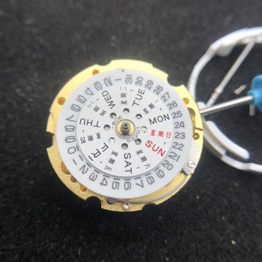 Miyota 6T51 golden plated automatic mechanical watch movement for precise timekeeping