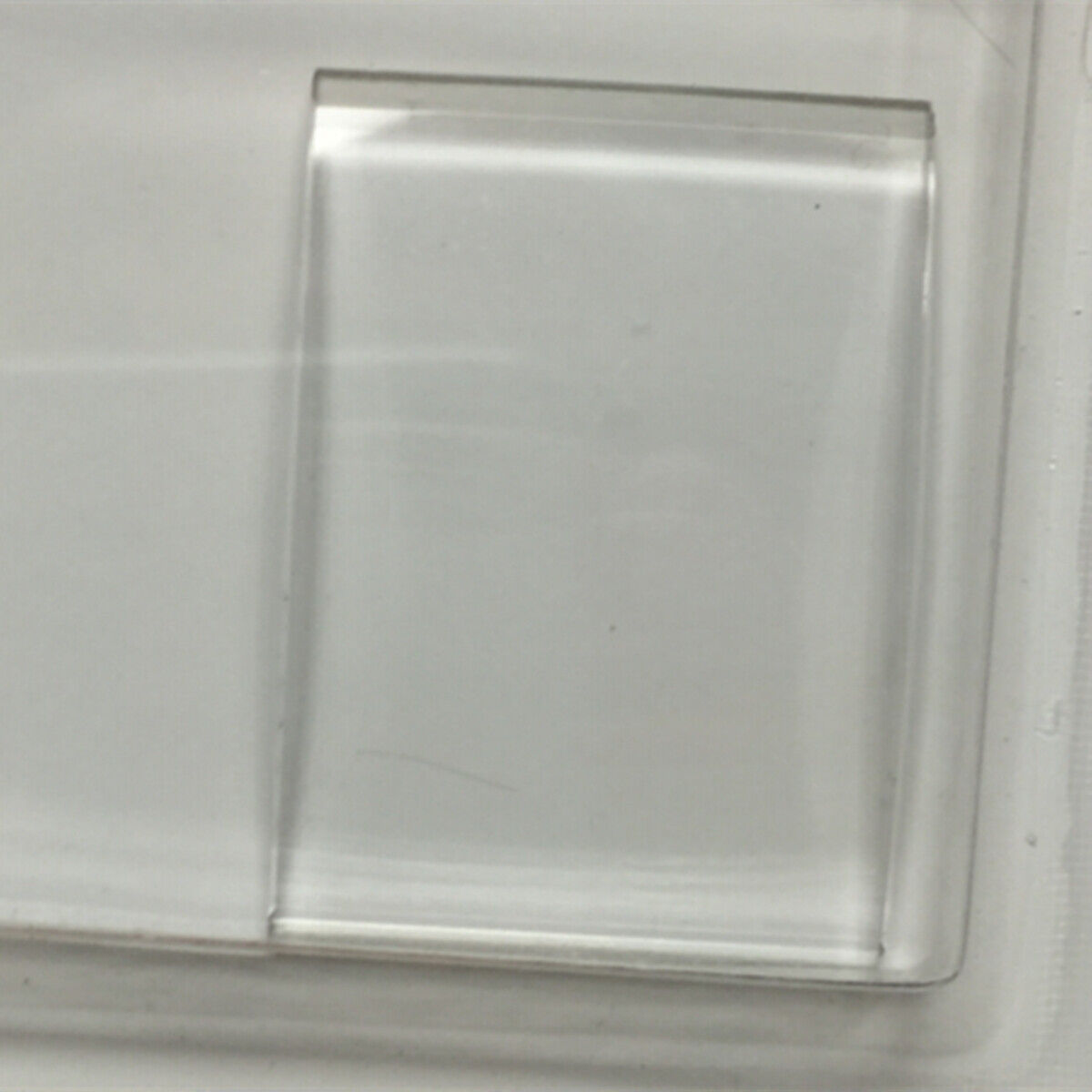 Square glass replacement for AR0143 watch, durable repair part, ensuring clear view and protection.