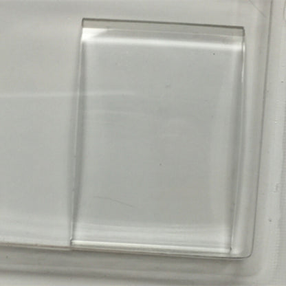 Square glass replacement for AR0143 watch, durable repair part, ensuring clear view and protection.