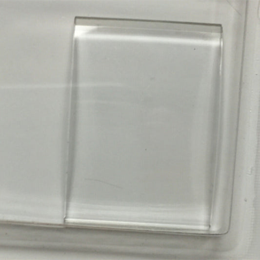 Square glass replacement for AR0143 watch, durable repair part, ensuring clear view and protection.