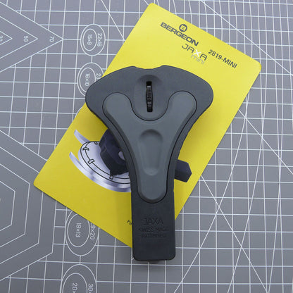Swiss Bergeon 2819-MINI JAXA watch back case opener, durable tool for precise repair up to 62mm.