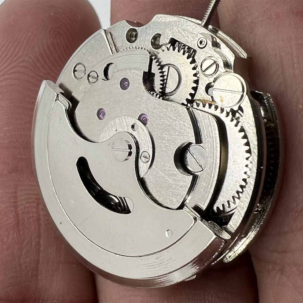 Dandong 7120 automatic watch with single calendar and date display at 3 o'clock for precise timekeeping.