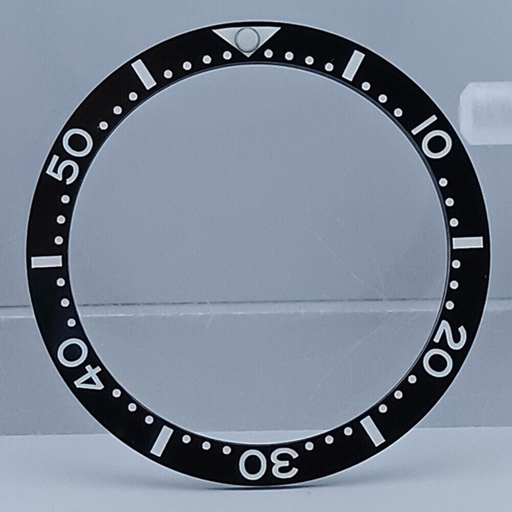 SUB ceramic watch bezel insert 33.65x27.3mm for women's flat watch accessories