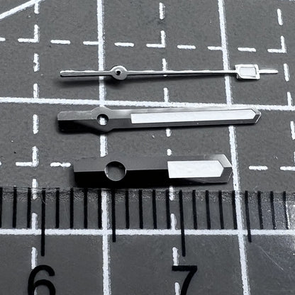 Grünes 13mm Leuchtzeiger Set Schwarzrand für NH35 36 NH38 NH72 Uhrwerk