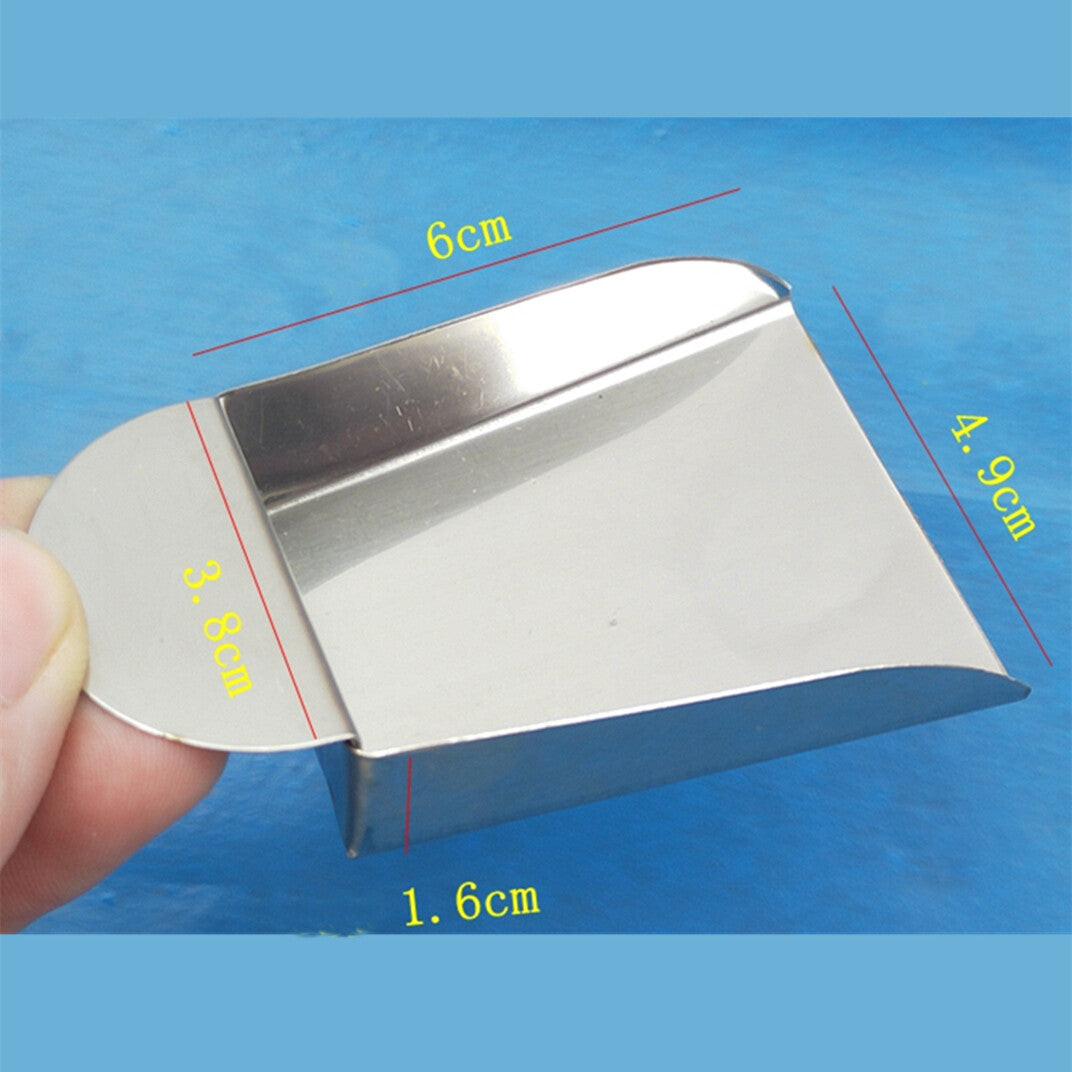 Stainless Steel Mini Jewelry Shovel, perfect for scooping pearls and gemstones in crafts.