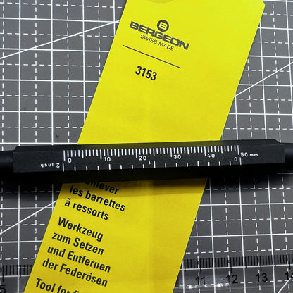 Bergeon Schweizer Federschlitz Werkzeug Modell 3153 Swiss