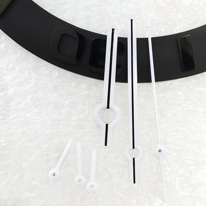 2 Sets Schwarze Weiß lackierte Uhrenzeiger mit Grünlicht für VK63 Uhrwerk