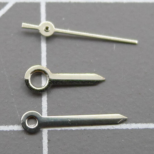 Silbernes Uhrzeiger-Set für Miyota 2035-Uhrwerk, 9 mm/8 mm/6 mm Länge, Nr. 1516