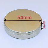 Stainless Steel Watch Oil Benzine Cup 54mm with Anti-Leak Cover Watchmakers Tool