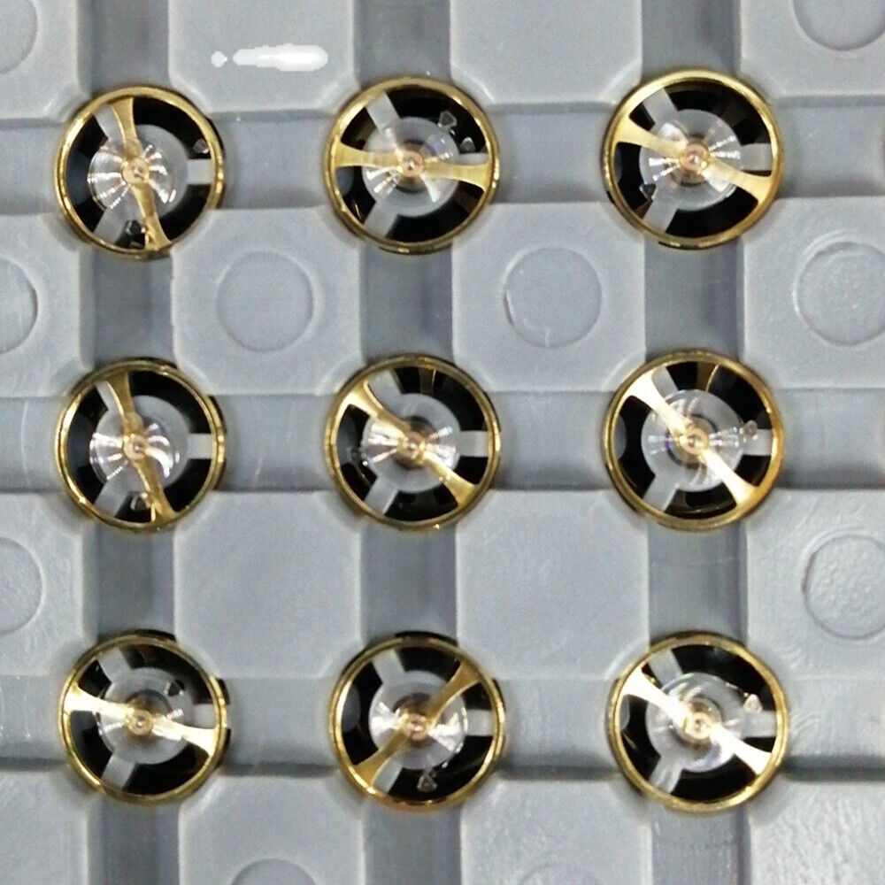 Balance wheel spare part for Miyota 6T51 6601 movement, precise watch accessory.