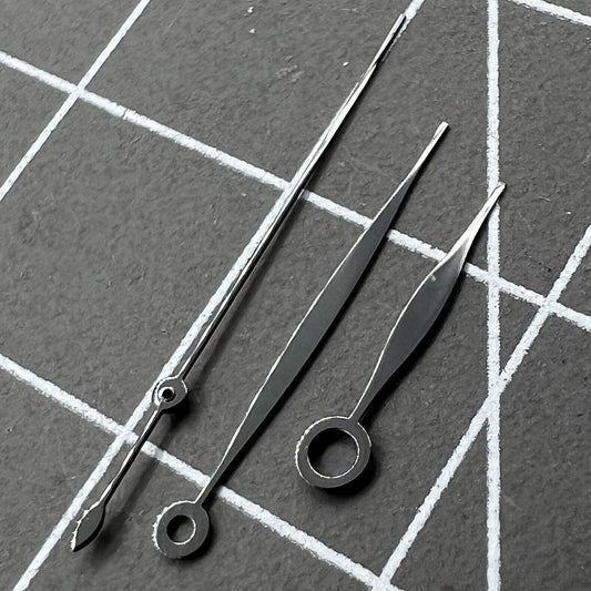 10,5 x 16 x 16 mm, schwarz polierte Uhrzeiger-Sets für Tissot 1853 T41 T006 Uhrwerk 
