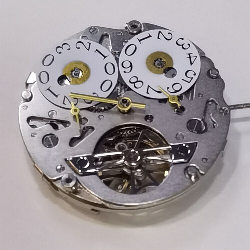 Seagull ST25 automatic mechanical watch movement with big date at 12, precision 3-hands design.