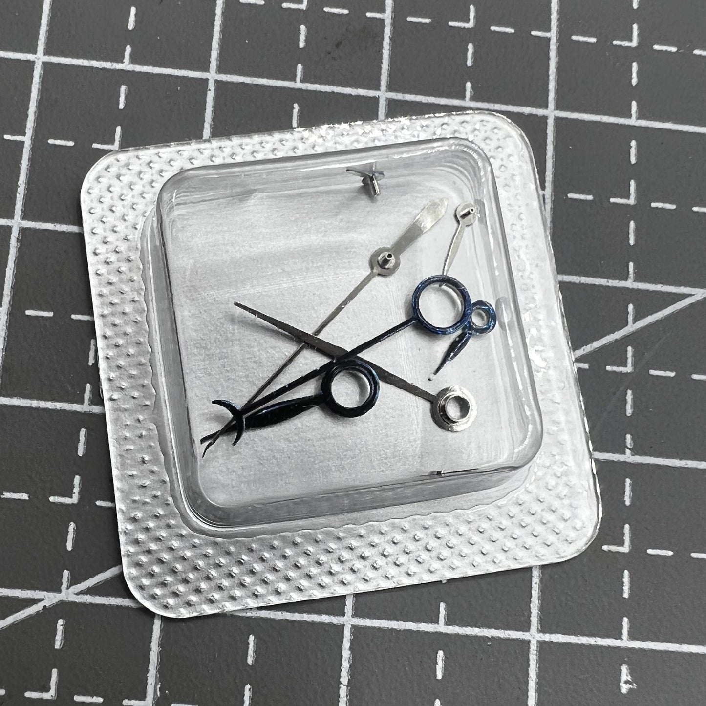 Blau polierte Zeiger ohne Leuchtkraft Ersatz für ETA 7750 7751 Uhrwerk