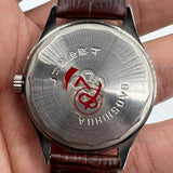 37mm Shanghai Manual Mechanical Watch Golden Nail Golden Dial Round Case 17 Jews