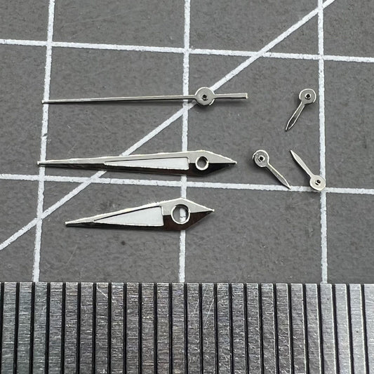 Aiguilles de montre 11,5 mm, garniture argentée, vertes et lumineuses, pour VX3J, VX9J, VX7J, VX3N, VX9N, VX42 