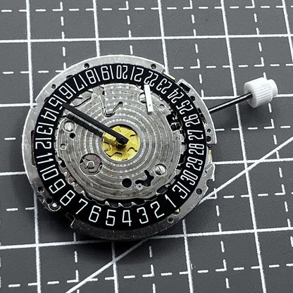 Swiss ISA Multifunctional Quartz Watch 8176 2050 with small seconds subdial at 2 o'clock, sleek design