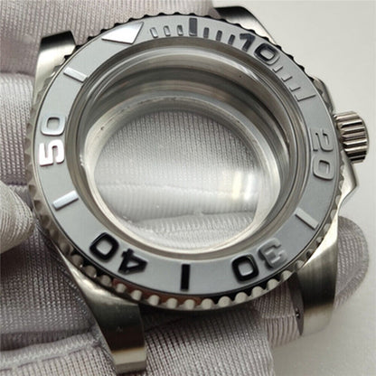 Boîtier de montre à miroir convexe renforcé pour NH35/NH36/NH39/NH38 