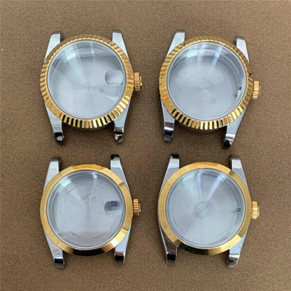 36MM Stainless Steel Watch Case for NH35/NH36/4R Automatic  Case Sapphire Glass
