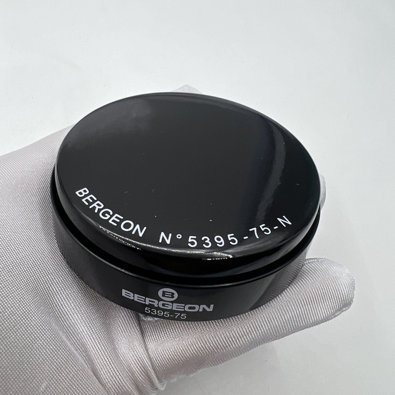 Swiss Made Bergeon 5395-75-N black gel watch cushion 75mm for secure case protection and shock absorption