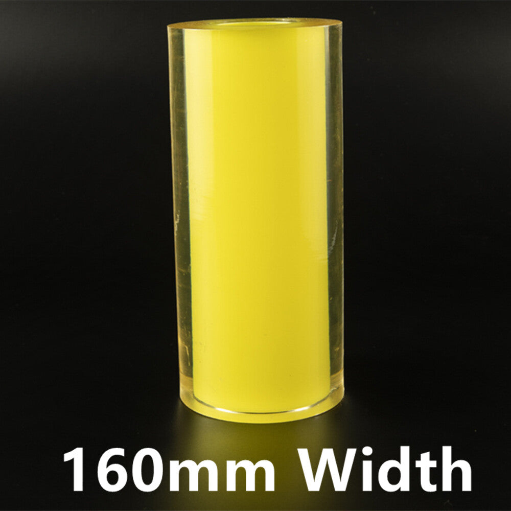 Transparent protective film 160mm wide for silver watch band adds durable scratch resistance