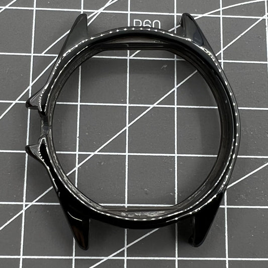 Black ceramic watch case replacement for men's J12 watch by Chanel, durable and stylish accessory.